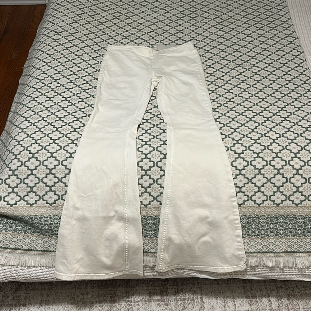 Free People Cream Women Jeans